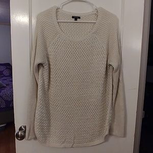 Cozy sweater with a little sparkle